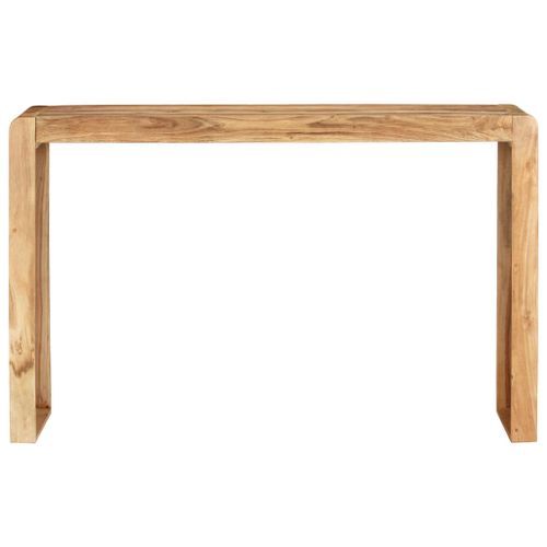 Table console 120x30x76 cm Bois d'acacia solide - Photo n°2; ?>