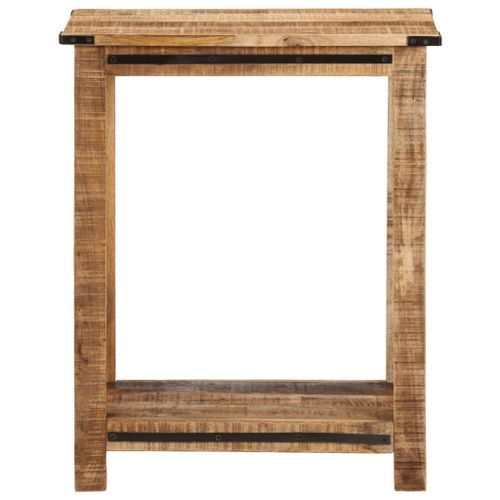 Table console 60x35x75 cm bois massif de manguier - Photo n°2; ?>