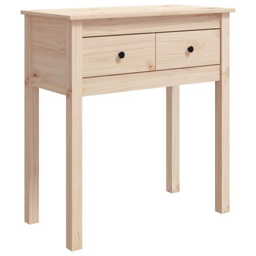 Table console 70x35x75 cm Bois massif de pin - Photo n°2; ?>