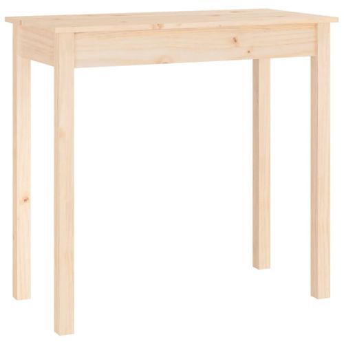 Table console 80x40x75 cm Bois massif de pin - Photo n°2; ?>