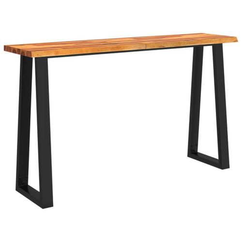 Table console à live edge 140x40x80 cm bois d'acacia solide - Photo n°2; ?>