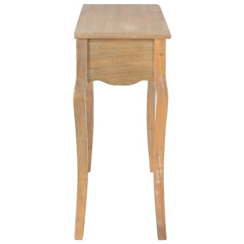 Table console avec 2 tiroirs 110x35x76 cm bois d'ingénierie - Photo n°3; ?>