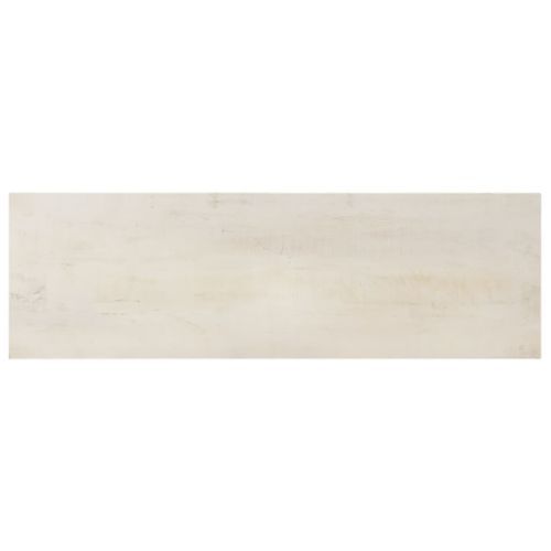 Table console Blanc 115x35x77 cm Bois de manguier brut - Photo n°3; ?>