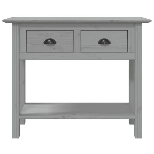 Table console BODO gris 90x34,5x73 cm bois de pin massif - Photo n°3; ?>