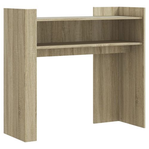 Table console chêne sonoma 100x35x90 cm bois d'ingénierie - Photo n°2; ?>