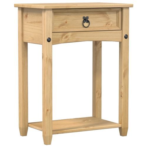 Table console Corona 55x35x73 cm bois de pin massif - Photo n°2; ?>