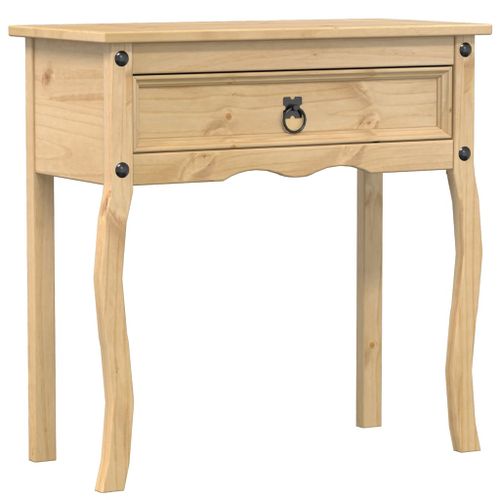 Table console Corona 73x35x73 cm bois de pin massif - Photo n°2; ?>