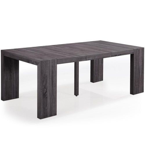 Table console extensible bois vintage 50 à 200 cm - 10 personnes - Photo n°2; ?>