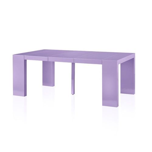 Table console extensible laquée Parme 50 à 250 cm - 12 personnes - Photo n°2; ?>