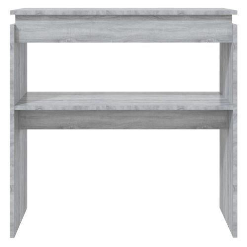 Table console Sonoma gris 80x30x80 cm Bois d'ingénierie - Photo n°3; ?>