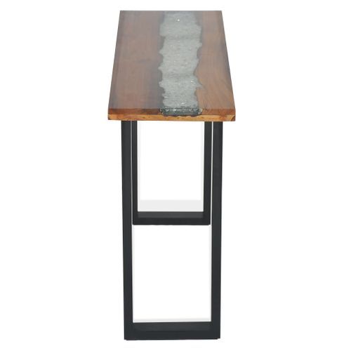 Table console Teck 100 x 35 x 75 cm - Photo n°3; ?>