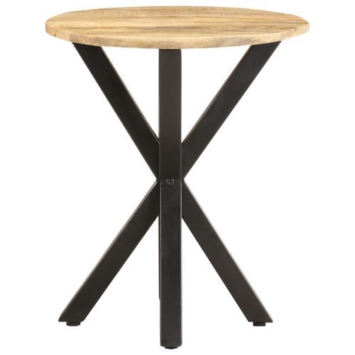 Table d'appoint 48x48x56 cm Bois de manguier massif - Photo n°2; ?>