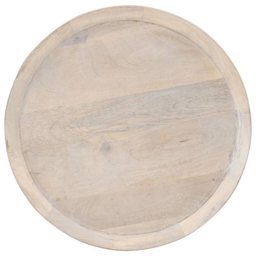 Table d'appoint Ø60x75 cm Bois de manguier massif - Photo n°2; ?>