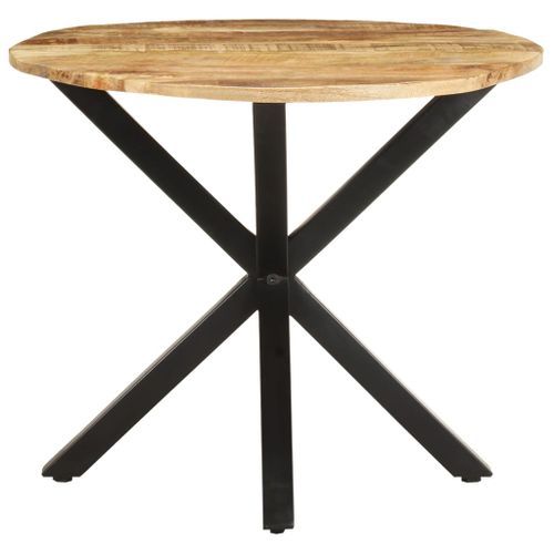 Table d'appoint 68x68x56 cm Bois de manguier massif - Photo n°2; ?>