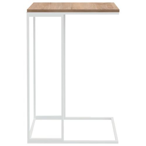 Table d'appoint Blanc 40x30x59 cm - Photo n°3; ?>