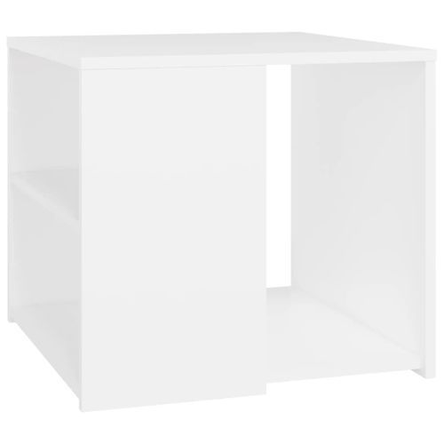 Table d'appoint Blanc 50x50x45 cm - Photo n°3; ?>