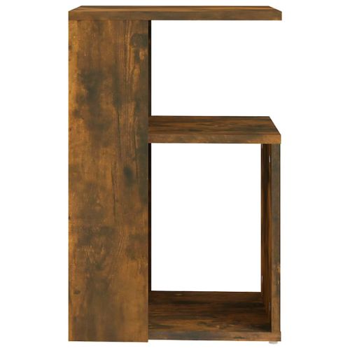 Table d'appoint Chêne fumé 36x30x56 cm Bois d'ingénierie - Photo n°3; ?>