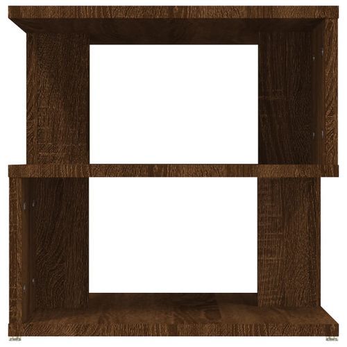 Table d'appoint Chêne marron 40x40x40 cm Bois d'ingénierie - Photo n°3; ?>