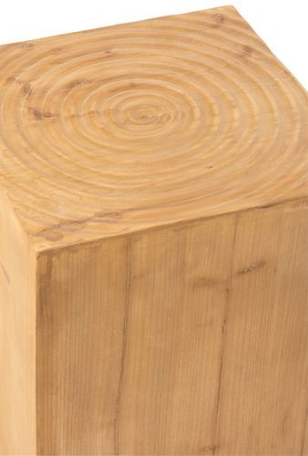 Table d'appoint en bois naturel Cecilia L 40 cm - Photo n°3; ?>