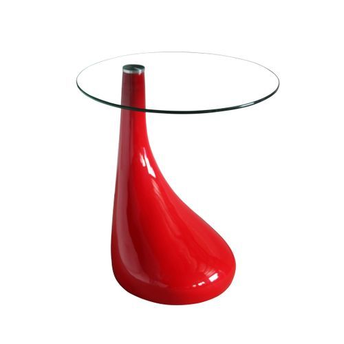 Table d'appoint rouge Courbat - Photo n°2; ?>