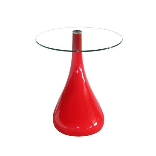 Table d'appoint rouge Courbat - Photo n°3; ?>