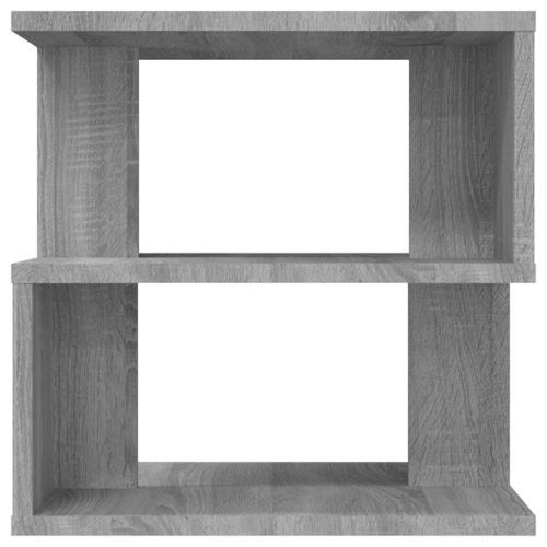 Table d'appoint Sonoma gris 40x40x40 cm Bois d'ingénierie - Photo n°3; ?>