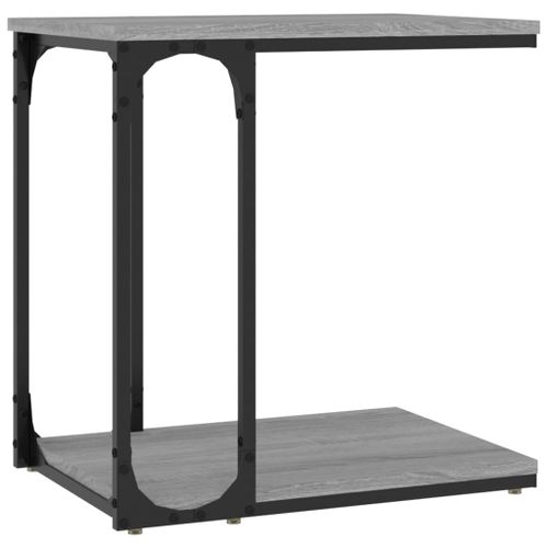 Table d'appoint Sonoma gris 50x35x52 cm Bois d'ingénierie - Photo n°2; ?>