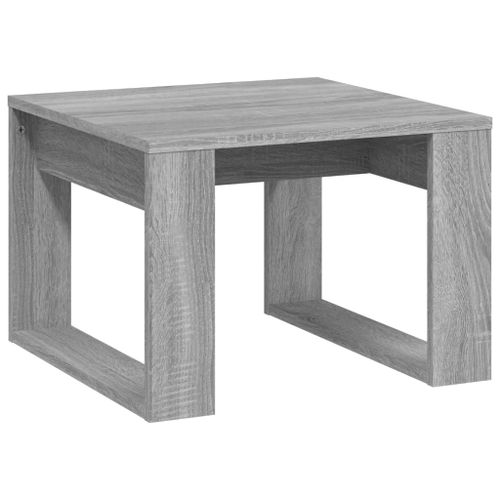 Table d'appoint Sonoma gris 50x50x35 cm Bois d'ingénierie - Photo n°2; ?>