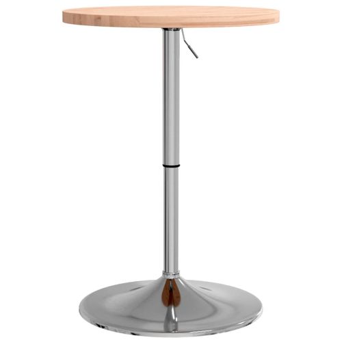 Table de bar Ø50x90,5 cm bois massif de hêtre - Photo n°2; ?>