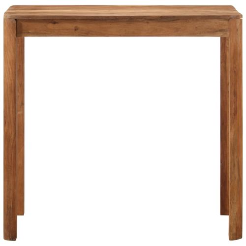 Table de bar Bois massif d'acacia avec finition 110x55x106 cm - Photo n°2; ?>