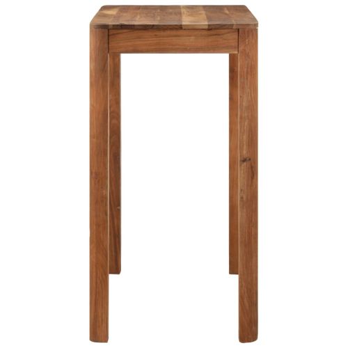 Table de bar Bois massif d'acacia avec finition 110x55x106 cm - Photo n°3; ?>