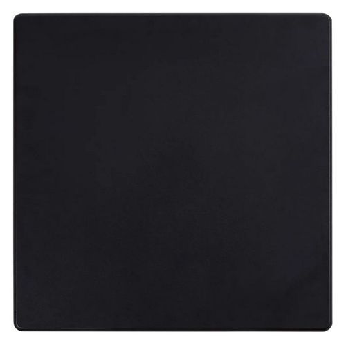 Table de bar carrée bois et pieds métal noir Anivu 60 cm - Photo n°3; ?>