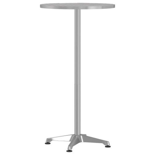 Table de bar d’extérieur réglable en hauteur aluminium - Photo n°2; ?>