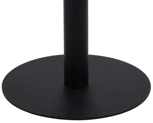 Table de bar ronde bois clair et pieds métal noir Beth D 40 cm - Photo n°3; ?>