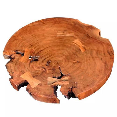 Table de bar ronde bois d'acacia massif Baly - Photo n°3; ?>