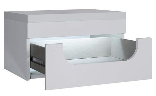 Table De Chevet 1 Tiroir Laqué Blanc Diva 10 Table de chevet 1 tiroir laqué blanc Diva - Photo n°2; ?>