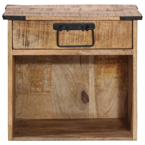 Table de chevet 40x30x37 cm bois de manguier massif - Photo n°3; ?>