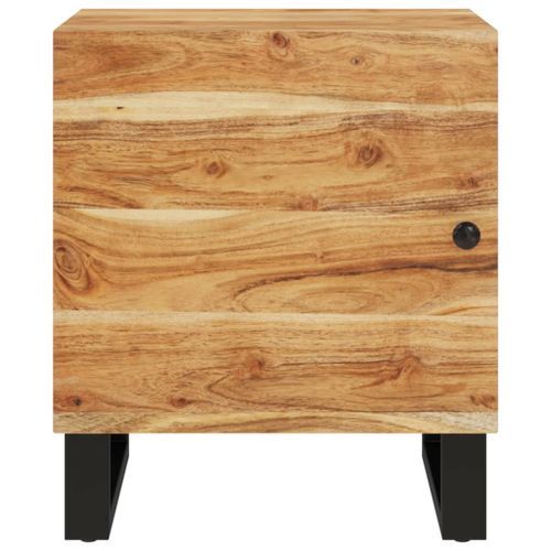 Table de chevet 40x33x46 cm Bois d'acacia massif - Photo n°3; ?>