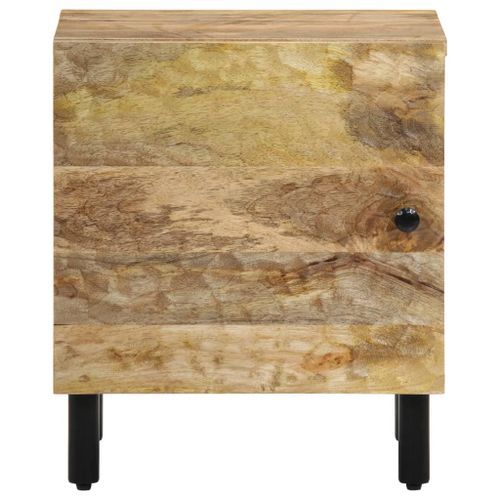 Table de chevet 40x33x46 cm Bois de manguier solide - Photo n°3; ?>