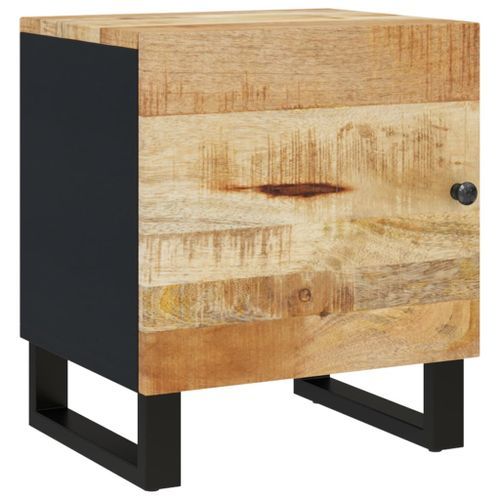 Table de chevet 40x33x46 cm Bois de manguier solide - Photo n°2; ?>