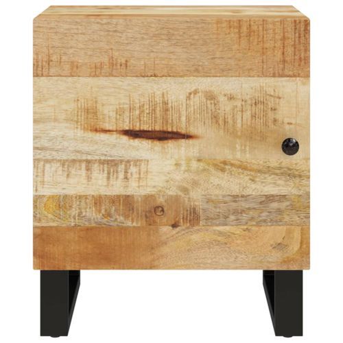 Table de chevet 40x33x46 cm Bois de manguier solide - Photo n°3; ?>