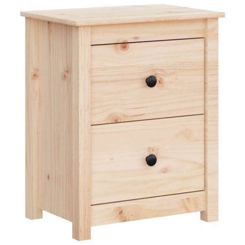 Table de chevet 50x35x61,5 cm Bois de pin massif - Photo n°2; ?>