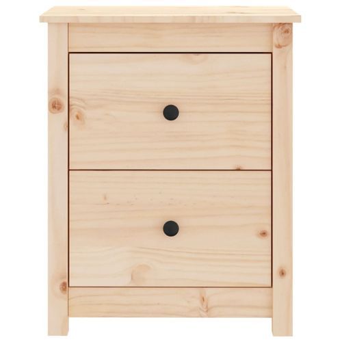 Table de chevet 50x35x61,5 cm Bois de pin massif - Photo n°3; ?>