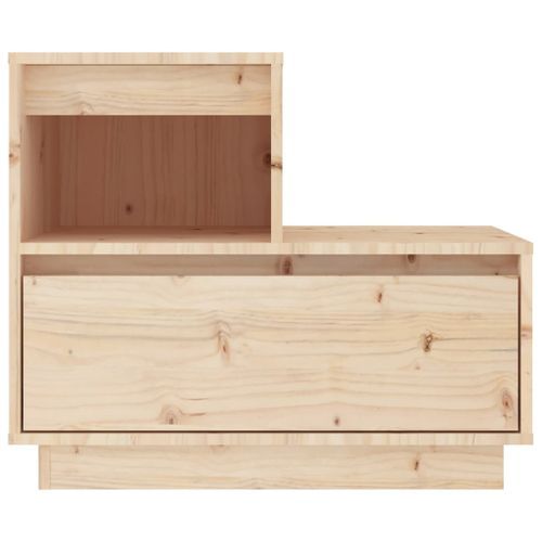 Table de chevet 60x34x51 cm Bois de pin solide - Photo n°3; ?>