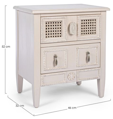 Table De Chevet En Bois De Sapin Blanc 2 Tiroirs Era - Lot De 2 17 Table de chevet en bois de sapin blanc 2 tiroirs Era - Lot de 2 - Photo n°3; ?>