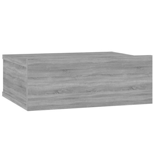 Table de chevet flottante Sonoma gris 40x30x15 cm - Photo n°2; ?>