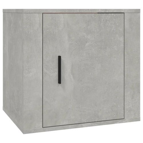 Table de chevet Gris béton 50x39x47 cm - Photo n°2; ?>