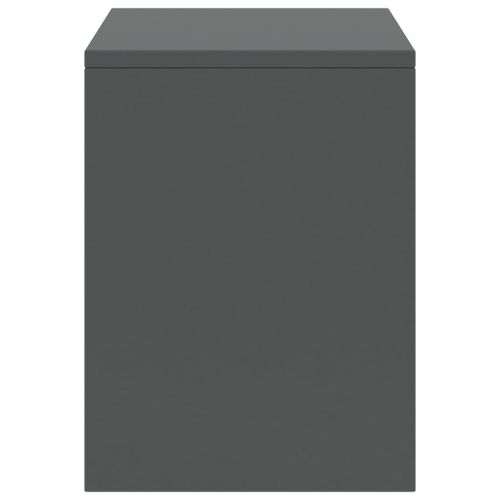 Table de chevet Gris foncé 35x30x40 cm Bois de pin massif - Photo n°3; ?>