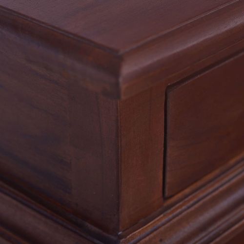 Table de chevet Marron classique 35x30x60 cm Bois d'acajou - Photo n°2; ?>