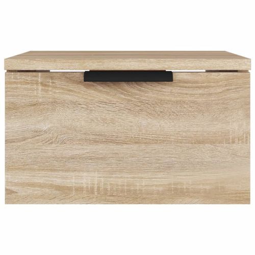 Table de chevet murale Chêne sonoma 34x30x20 cm - Photo n°3; ?>